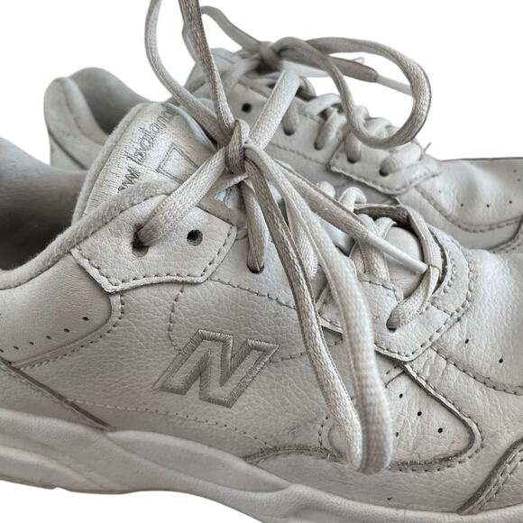 New Balance Abzorb Walking Strike Path 574 White Platform Sneakers SL-2 Fit - Picture 4 of 7